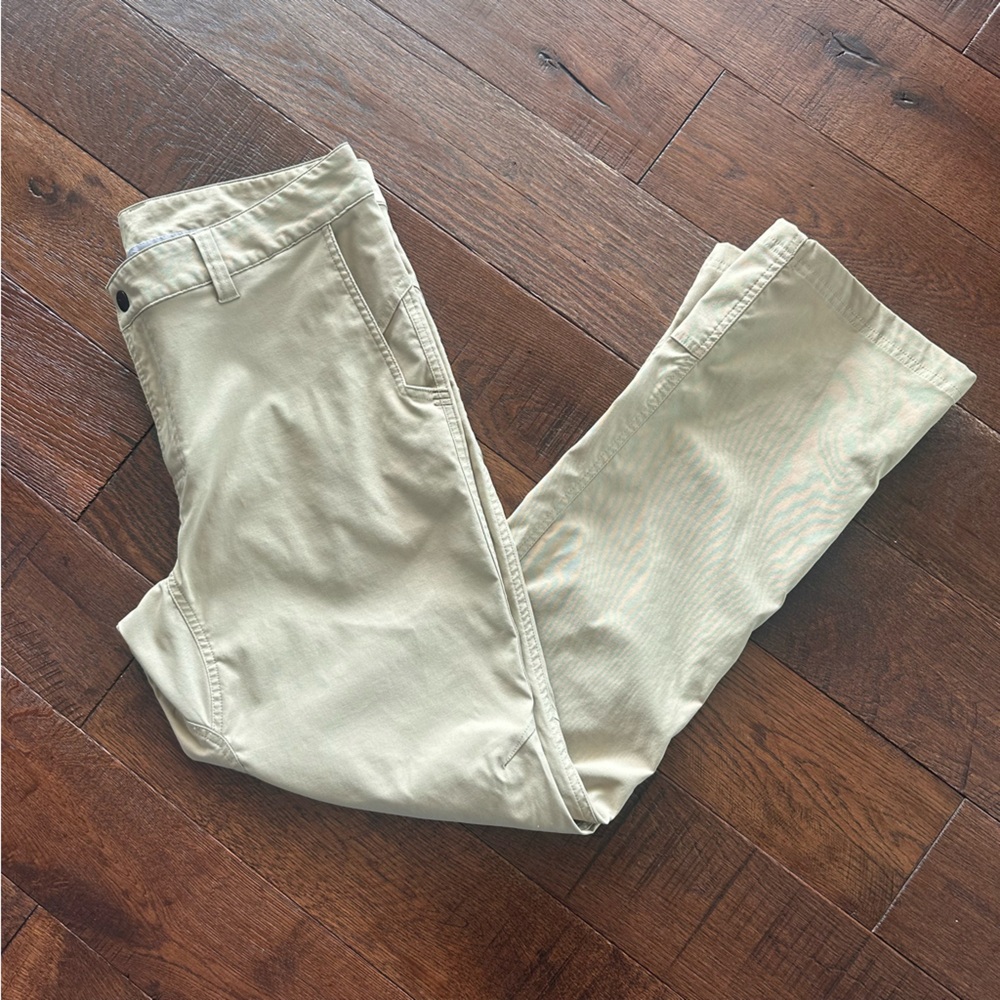 Stio Coburn Pants Mens 36R Canyon Rock Stretchable Outdoor Hiking Golf Nylon